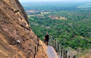 Places to visit in Sri Lanka - climbing up Sigiriya Rock