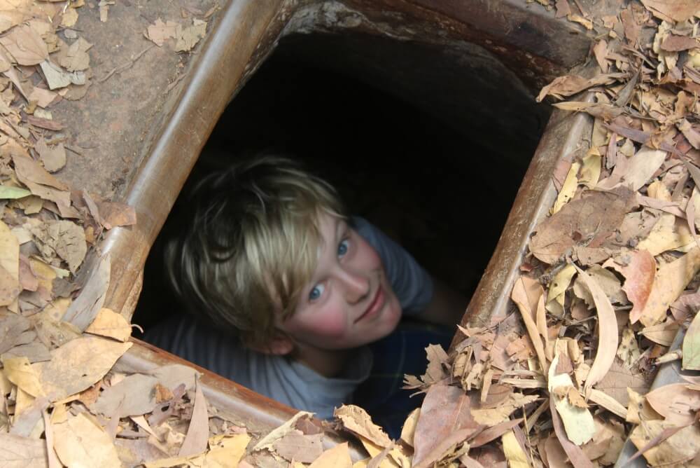 Cu Chi tunnels, near Ho Chi Minh City