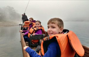 Nepal itineraries - kids boating