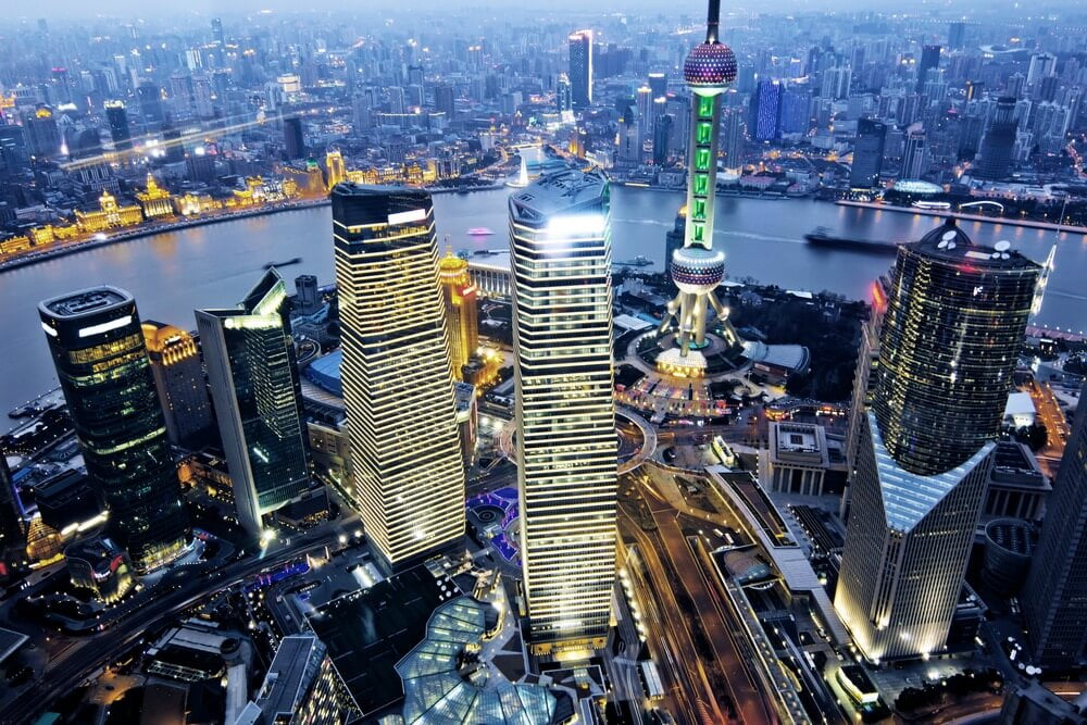 Shanghai at night