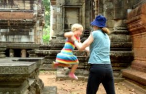 Cambodia family holidays - visiting Angkor Wat with the kids