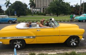 Family holidays in Cuba - classic car trips through Havana