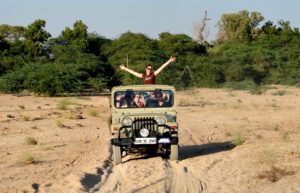 India family holidays - jeep ride