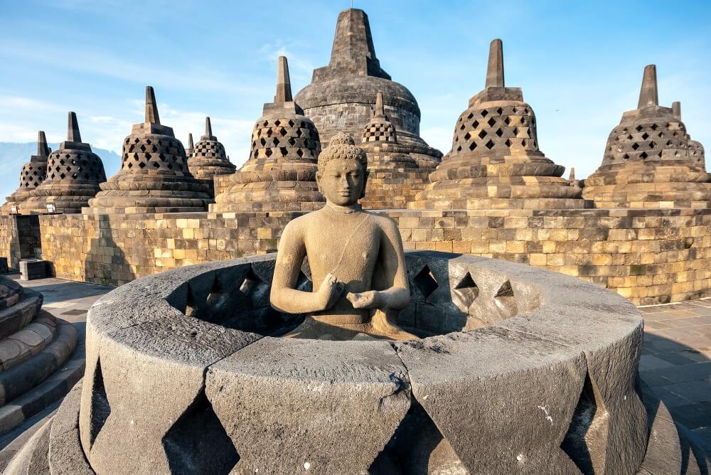 Bali family holidays - Borobudur temple complex, Yogyakarta Java