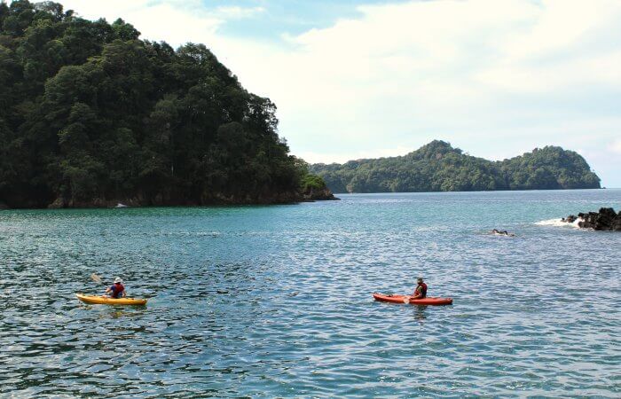 Costa Rica with kids - sea kayaking in Costa Rica