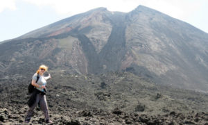 Guatemala family holiday - volcano hike