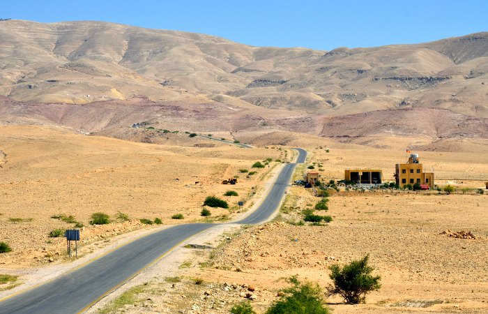Jordan with kids itinerary - Road from Mt Nebo to to the Dead Sea - a fabulous for family bike rides