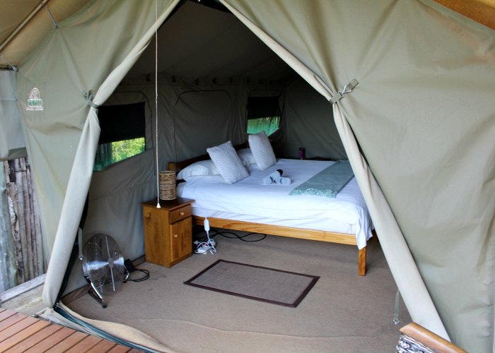 Safari tent in South Africa - long haul family holiday