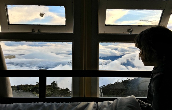 Room with a view on Mount Kinabalu climb