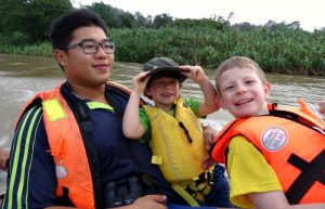 Borneo with kids - on Kinabatangan River