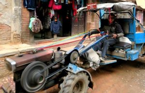 Kelly's Nepal Photo Diary - local tractor