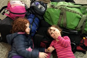 On way to Nepal - family holiday packing guide