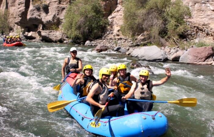 Whitewater rafting in Peru - on holiday with teenagers