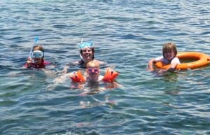 Snorkelling in Kenya with kids