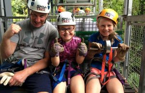 Family at Arenal Sky Tram and Zipline - Costa Rica family holidays