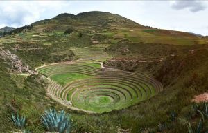 Inca circles Moray - touring Peru trip