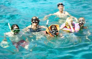 Snorkelling in Thailand holiday with kids
