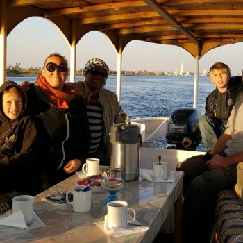 Egypt with kids - family on the Nile