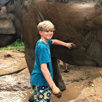 Family adventure holidays - elephant sanctuary in Thailand