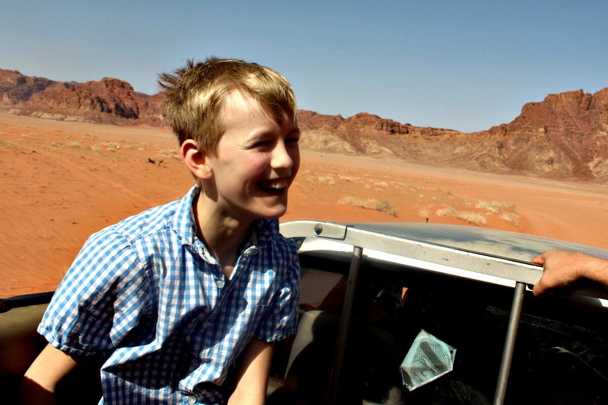 Jordan with kids - Wadi Rum