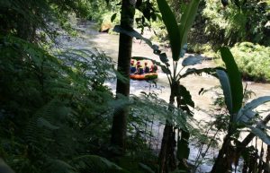 Rafting in Bali with kids on family holiday