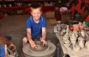Making pot on Nepal with kids itinerary