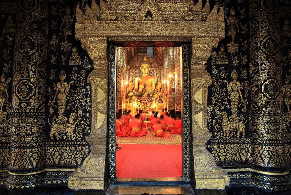 Wat Xieng Thong Buddhist temple- family-friendly holidays to Laos