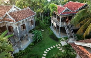 Sala Lodge - Houses from above- where to stay in Cambodia