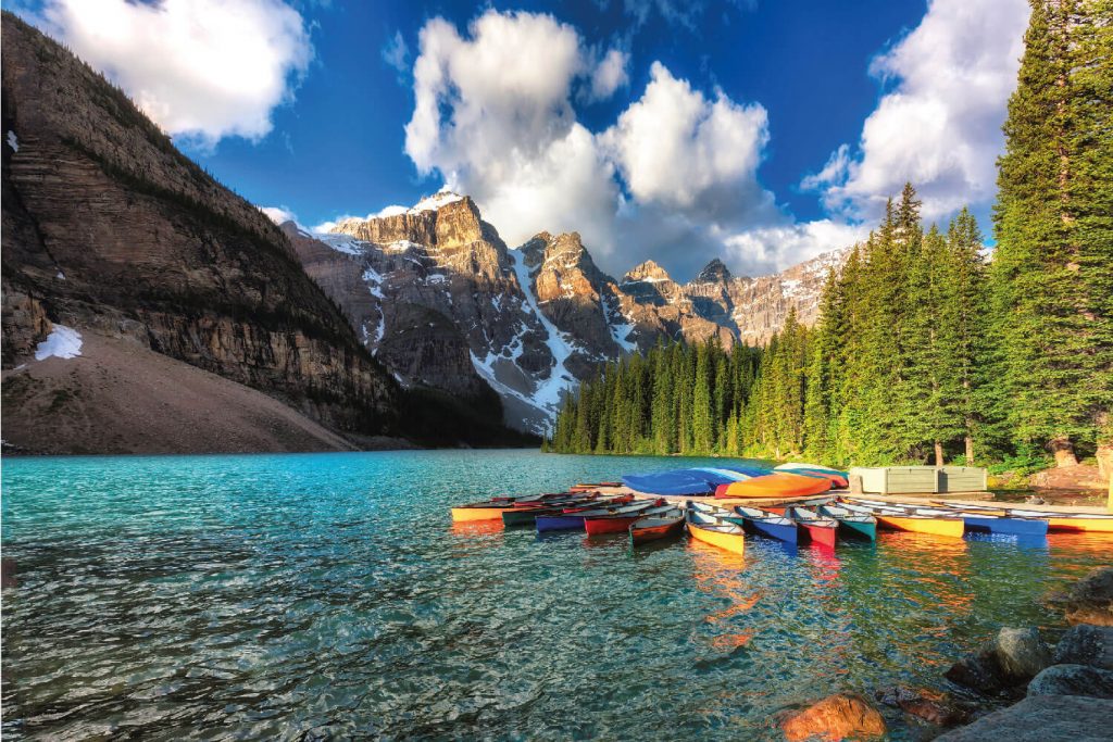 Canada family holidays masthead of Banff National Park