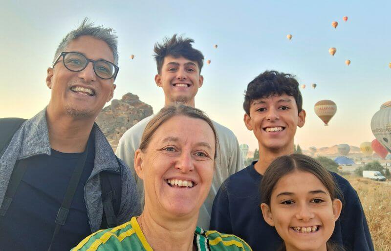 Turkey family holidays - hot air balloons in Cappadocia