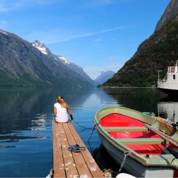 Norway family holidays, stunning view of fjord