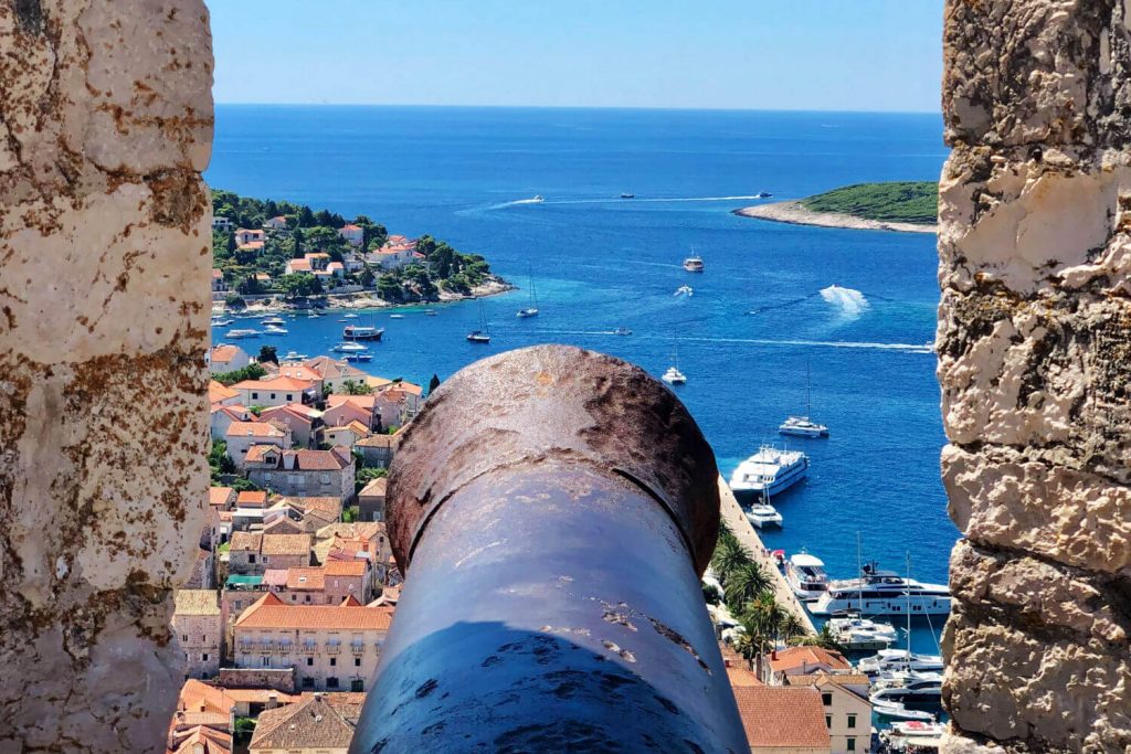 Croatia family holidays - view of Hvar from old city