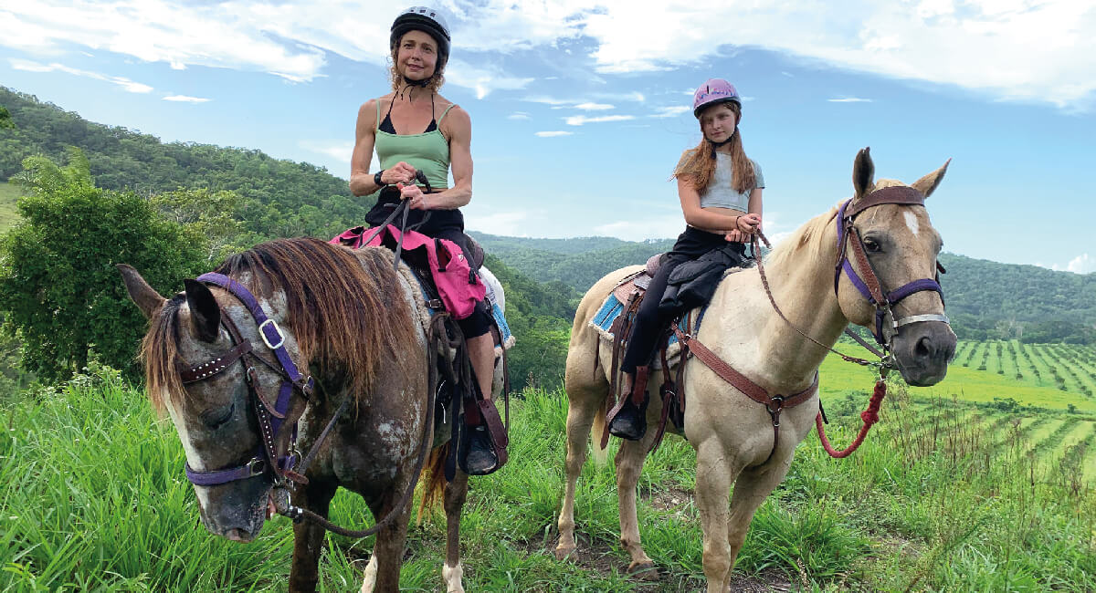 Belize and Mexico in photos - riding in Belize, summer holidays 2021