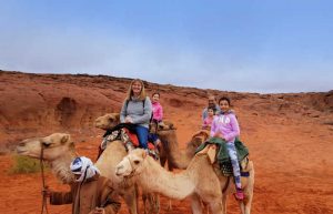 Camel riding in Jordan - Easter family holidays with Stubborn Mule Travel