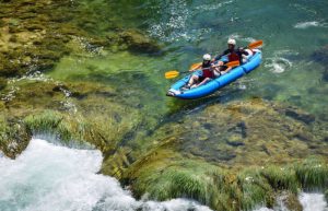 Kayaking on Zrmanja River, Croatia