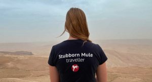 Pictures of Jordan, desert with Stubborn Mule Traveller