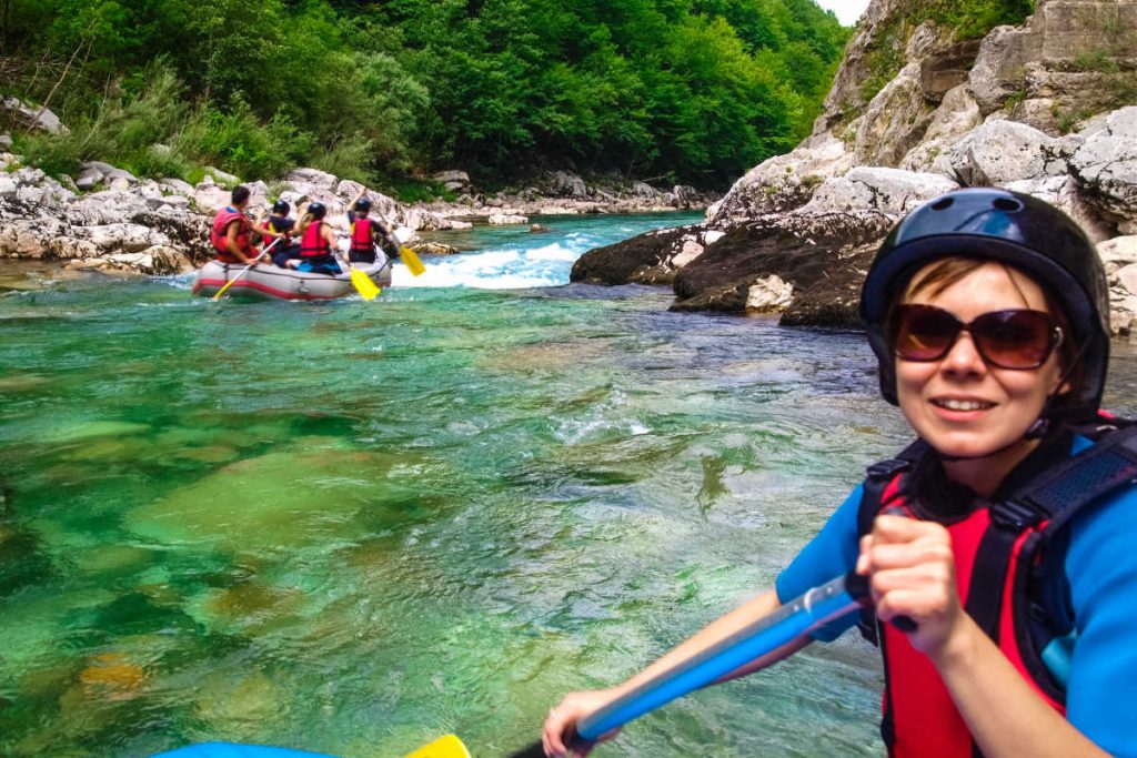 Rafting on a Montenegro with kids holiday