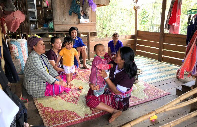 Hill tribe family - Thailand with kids holiday