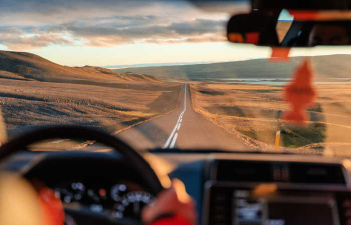 Driving in Iceland