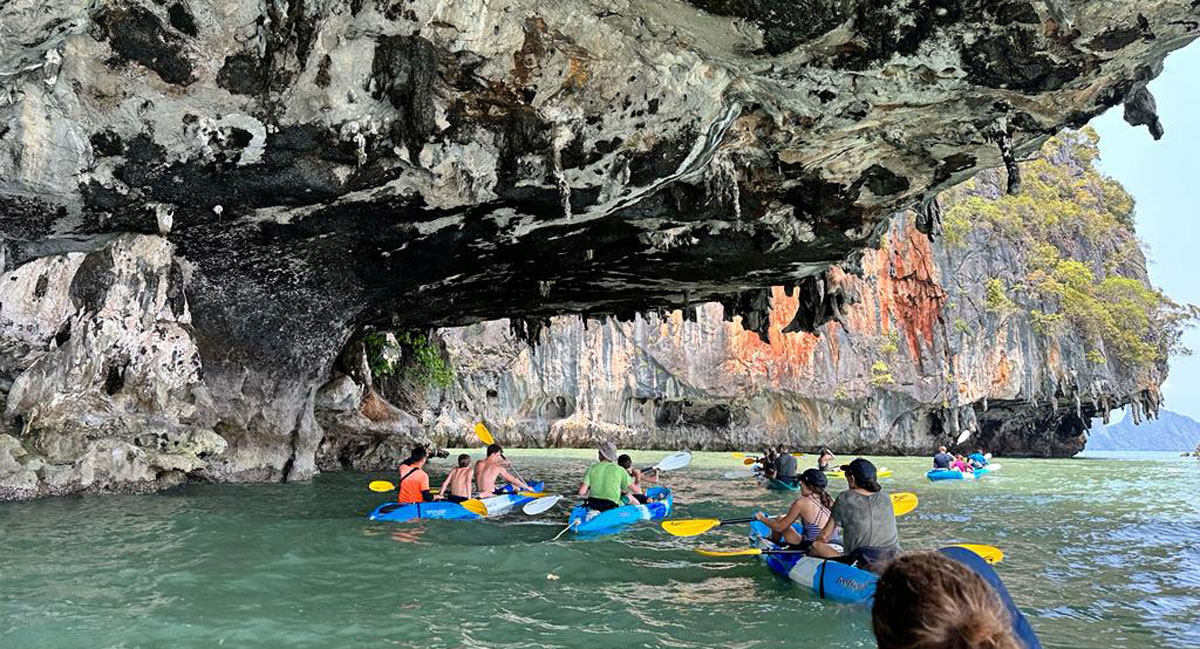 Kayaking - photos of Thailand family adventures