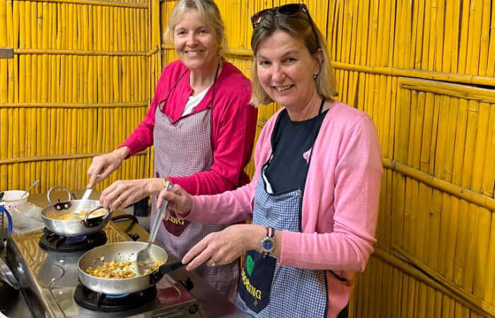 Cooking lesson on India trip, Stubborn Mule consultants