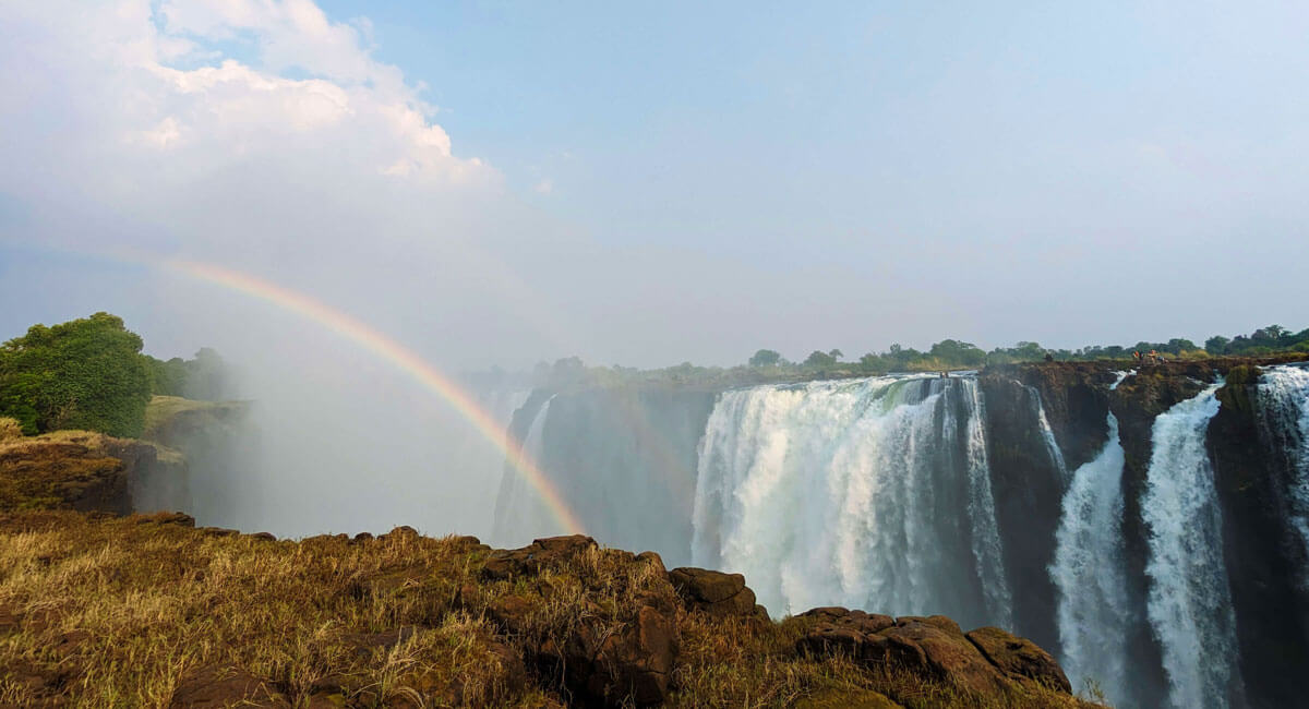 Victoria Falls from Zimbabwe side - family holidays destination