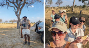 Walking safari in Zimbabwe