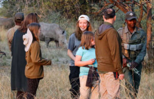 Tracking rhino on a Zimbabwe family holiday, best family holiday destinations abroad