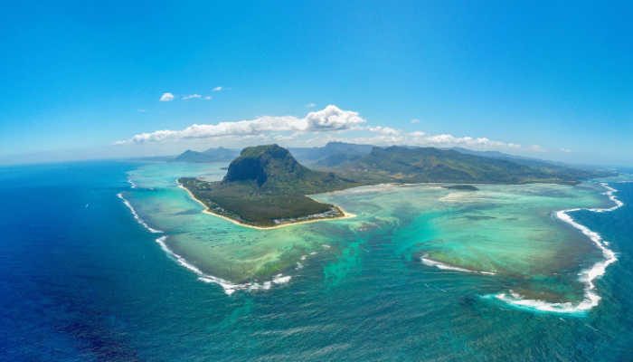 Mauritius from the air, Other Destinations