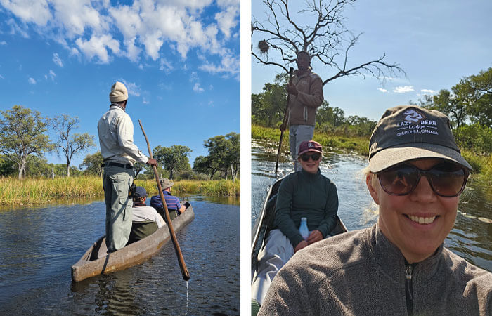Botswana family safari - mokoro experience in the Okavango Delta