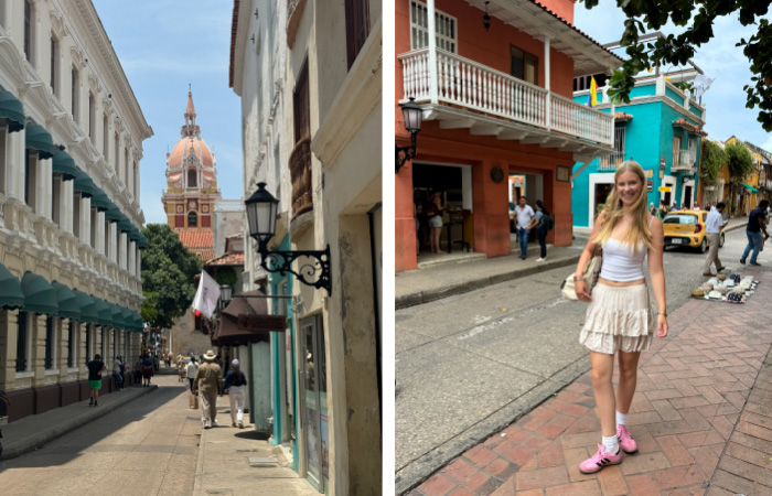 Pretty streets of Cartagena, Colombia family holidays