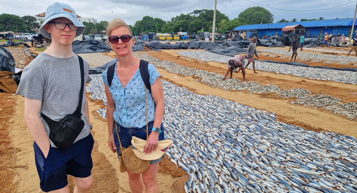 Fishermen's catch in Sri Lanka, customer photo