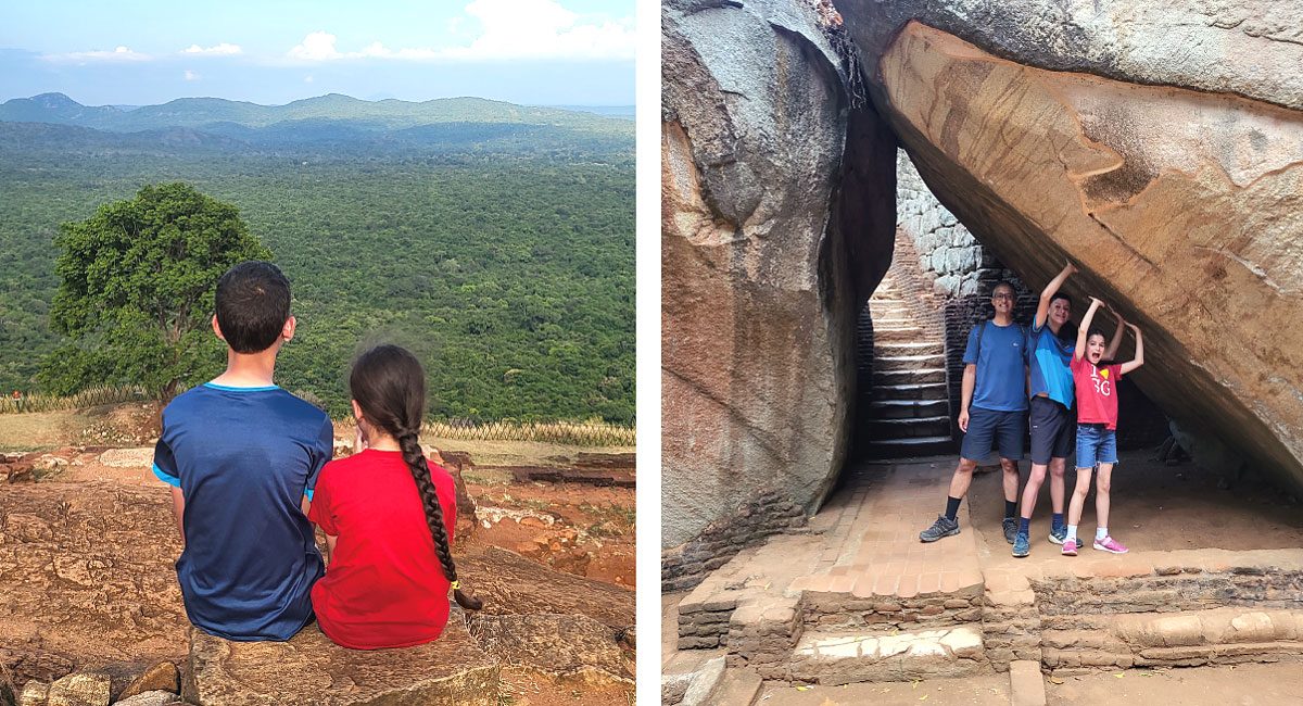 Kids at Sigiriya, Sri Lanka