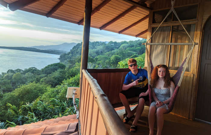 Veranda with sea view - Pacific Coast Cost Rica